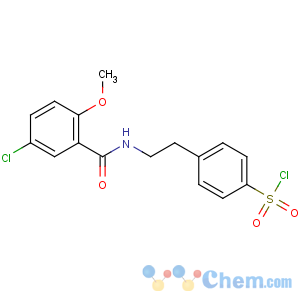 CAS No:33924-54-8 4-[2-[(5-chloro-2-methoxybenzoyl)amino]ethyl]benzenesulfonyl chloride