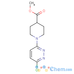 CAS No:339276-34-5 methyl 1-(6-chloropyridazin-3-yl)piperidine-4-carboxylate