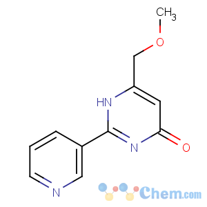 CAS No:339278-99-8 6-(methoxymethyl)-2-pyridin-3-yl-1H-pyrimidin-4-one
