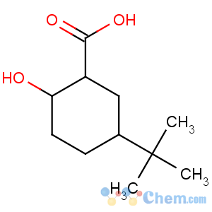 CAS No:33964-82-8 (1alpha,2beta,5alpha)-5-(1,1-dimethylethyl)-2-hydroxycyclohexanecarboxylic acid