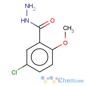 CAS No:33977-11-6 Benzoic acid,5-chloro-2-methoxy-, hydrazide