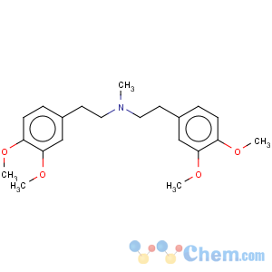 CAS No:33978-72-2 N,N-Bis-(3,4-dimethoxyphenylethyl)-N-methylamine hydrochloride