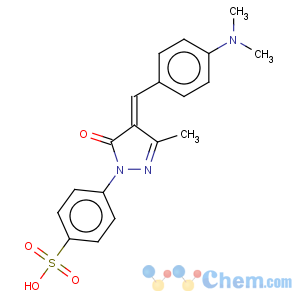 CAS No:33981-19-0 Benzenesulfonic acid,4-[4-[[4-(dimethylamino)phenyl]methylene]-4,5-dihydro-3-methyl-5-oxo-1H-pyrazol-1-yl]-
