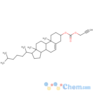 CAS No:33985-07-8 [(3S,8S,9S,10R,13R,14S,17R)-10,<br />13-dimethyl-17-[(2R)-6-methylheptan-2-yl]-2,3,4,7,8,9,11,12,14,15,16,<br />17-dodecahydro-1H-cyclopenta[a]phenanthren-3-yl] prop-2-ynyl carbonate