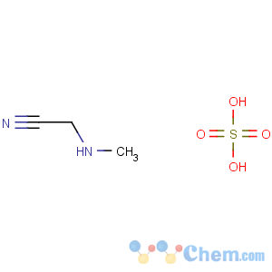 CAS No:33986-15-1 ACETONITRILE, METHYLAMINO-, SULFATE