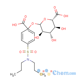 CAS No:34017-15-7 b-D-Glucopyranuronic acid,1-[4-[(dipropylamino)sulfonyl]benzoate]