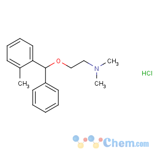 CAS No:341-69-5 N,N-dimethyl-2-[(2-methylphenyl)-phenylmethoxy]ethanamine