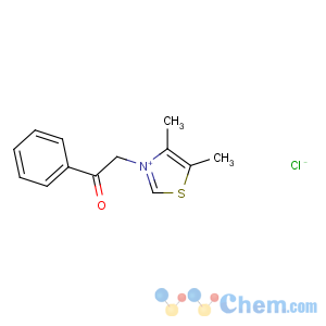 CAS No:341028-37-3 2-(4,5-dimethyl-1,3-thiazol-3-ium-3-yl)-1-phenylethanone