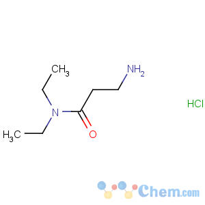 CAS No:34105-56-1 Propanamide,3-amino-N,N-diethyl-, hydrochloride (1:1)
