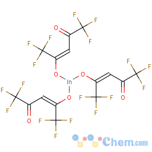 CAS No:34110-72-0 Indium,tris(1,1,1,5,5,5-hexafluoro-2,4-pentanedionato-O,O')- (9CI)