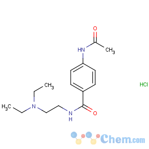 CAS No:34118-92-8 4-acetamido-N-[2-(diethylamino)ethyl]benzamide
