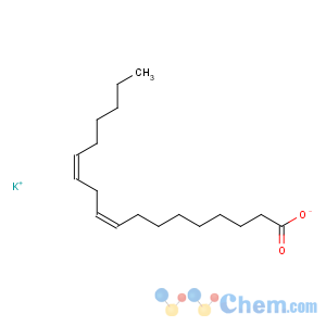 CAS No:3414-89-9 9,12-Octadecadienoicacid (9Z,12Z)-, potassium salt (1:1)