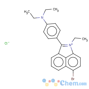 CAS No:34143-51-6 Benz[cd]indolium,6-bromo-2-[4-(diethylamino)phenyl]-1-ethyl-, chloride (1:1)