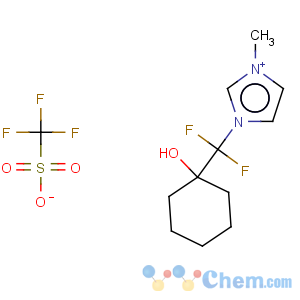 CAS No:341529-24-6 1-(1,1-Difluoro-1-cyclohexanol-1-yl-methyl)-3-methylimidazolium triflate