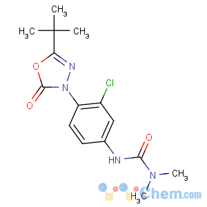 CAS No:34205-21-5 3-[4-(5-tert-butyl-2-oxo-1,3,4-oxadiazol-3-yl)-3-chlorophenyl]-1,<br />1-dimethylurea