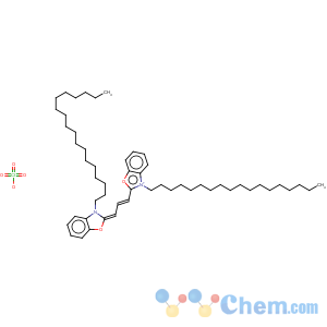 CAS No:34215-57-1 3-Octadecyl-2-[3-(3-octadecyl-2(3H)-benzoxazolylidene)-1-propen-1-yl]benzoxazolium perchlorate