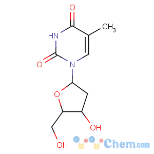 CAS No:3424-98-4 1-[(2S,4R,<br />5S)-4-hydroxy-5-(hydroxymethyl)oxolan-2-yl]-5-methylpyrimidine-2,4-dione