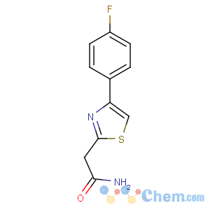 CAS No:342405-30-5 2-[4-(4-fluorophenyl)-1,3-thiazol-2-yl]acetamide