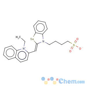 CAS No:34276-89-6 Quinolinium,1-ethyl-2-[[3-(4-sulfobutyl)-2(3H)-benzoselenazolylidene]methyl]-, inner salt