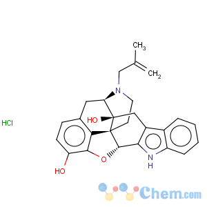 CAS No:342884-62-2 4,8-Methanobenzofuro[2,3-a]pyrido[4,3-b]carbazole-1,8a(9H)-diol,5,6,7,8,14,14b-hexahydro-7-(2-methyl-2-propenyl)-, (4bS,8R,8aS,14bR)- (9CI)