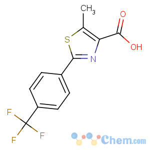 CAS No:343322-66-7 5-methyl-2-[4-(trifluoromethyl)phenyl]-1,3-thiazole-4-carboxylic acid