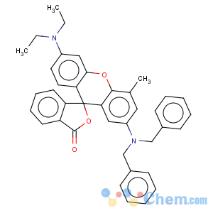 CAS No:34342-67-1 Spiro[isobenzofuran-1(3H),9'-[9H]xanthen]-3-one,2'-[bis(phenylmethyl)amino]-6'-(diethylamino)-4'-methyl-