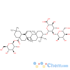 CAS No:34367-04-9 b-D-Glucopyranosiduronic acid, (3b)-28-(b-D-glucopyranosyloxy)-28-oxoolean-12-en-3-yl 2-O-b-D-glucopyranosyl- (9CI)