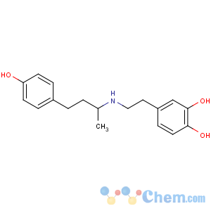 CAS No:34368-04-2 4-[2-[4-(4-hydroxyphenyl)butan-2-ylamino]ethyl]benzene-1,2-diol