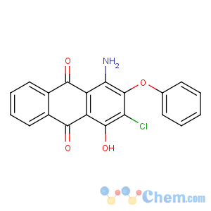 CAS No:34391-96-3 9,10-Anthracenedione,1-amino-3-chloro-4-hydroxy-2-phenoxy-