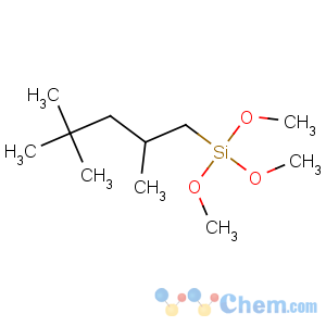 CAS No:34396-03-7 trimethoxy(2,4,4-trimethylpentyl)silane