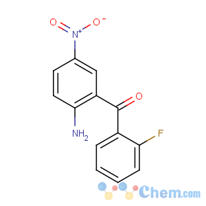 CAS No:344-80-9 (2-amino-5-nitrophenyl)-(2-fluorophenyl)methanone
