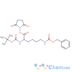 CAS No:34404-36-9 L-Lysine,N2-[(1,1-dimethylethoxy)carbonyl]-N6-[(phenylmethoxy)carbonyl]-,2,5-dioxo-1-pyrrolidinyl ester