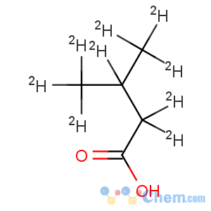 CAS No:344298-81-3 Butanoic-2,2,3,4,4,4-d6acid, 3-(methyl-d3)- (9CI)