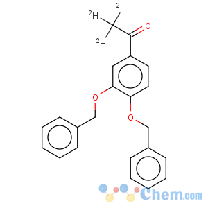 CAS No:344299-53-2 Ethanone-2,2,2-d3,1-[3,4-bis(phenylmethoxy)phenyl]- (9CI)