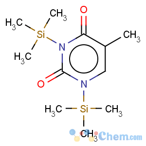 CAS No:3444-09-5 2,4(1H,3H)-Pyrimidinedione,5-methyl-1,3-bis(trimethylsilyl)-