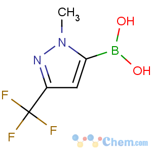 CAS No:344591-91-9 [2-methyl-5-(trifluoromethyl)pyrazol-3-yl]boronic acid