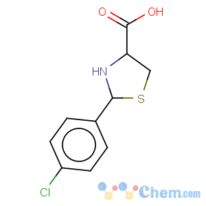 CAS No:34491-29-7 4-Thiazolidinecarboxylicacid, 2-(4-chlorophenyl)-