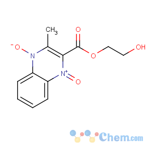 CAS No:34499-96-2 2-hydroxyethyl 3-methyl-4-oxido-1-oxoquinoxalin-1-ium-2-carboxylate