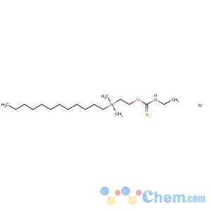 CAS No:34523-95-0 1-Dodecanaminium,N-[2-[(ethylamino)thioxomethoxy]ethyl]-N,N-dimethyl-, bromide (1:1)