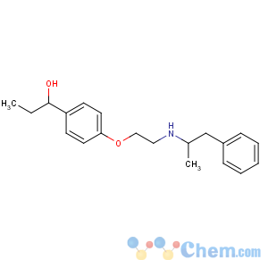 CAS No:34535-83-6 Benzenemethanol, a-ethyl-4-[2-[(1-methyl-2-phenylethyl)amino]ethoxy]-,hydrochloride (1:1)