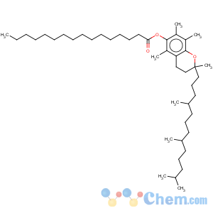 CAS No:34562-29-3 Hexadecanoic acid,3,4-dihydro-2,5,7,8-tetramethyl-2-(4,8,12-trimethyltridecyl)-2H-1-benzopyran-6-ylester