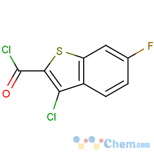 CAS No:34576-83-5 3-chloro-6-fluoro-1-benzothiophene-2-carbonyl chloride