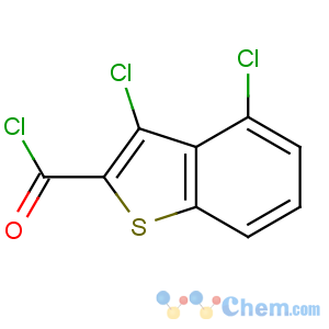 CAS No:34576-86-8 3,4-dichloro-1-benzothiophene-2-carbonyl chloride