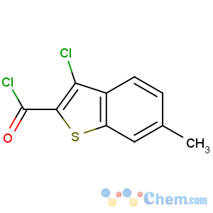 CAS No:34576-87-9 3-chloro-6-methyl-1-benzothiophene-2-carbonyl chloride