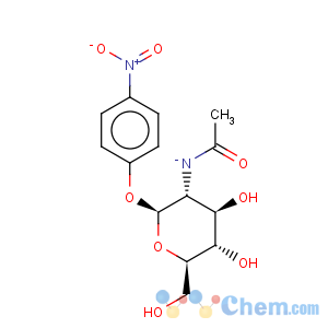 CAS No:3459-18-5 b-D-Glucopyranoside, 4-nitrophenyl2-(acetylamino)-2-deoxy- 4-Nitrophenyl N-acetyl-b-D-glucosaminide b-D-Glucoside,p-nitrophenyl 2-acetamido-2-deoxy- (6CI) p-Nitrophenyl N-acetyl-b-glucosaminide
