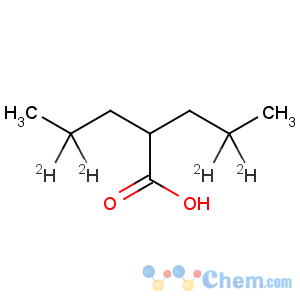 CAS No:345909-03-7 Pentanoic-4,4-d2 acid,2-(propyl-2,2-d2)- (9CI)