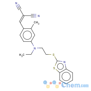 CAS No:34613-03-1 Propanedinitrile,2-[[4-[[2-(2-benzothiazolylthio)ethyl]ethylamino]-2-methylphenyl]methylene]-