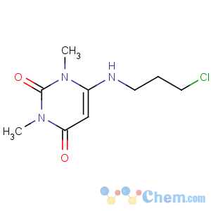CAS No:34654-81-4 6-(3-chloropropylamino)-1,3-dimethylpyrimidine-2,4-dione