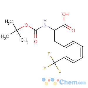CAS No:346694-78-8 (2R)-2-[(2-methylpropan-2-yl)oxycarbonylamino]-3-[2-(trifluoromethyl)<br />phenyl]propanoic acid