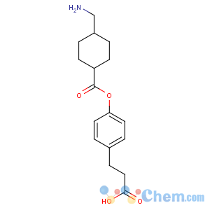 CAS No:34675-84-8 3-[4-[4-(aminomethyl)cyclohexanecarbonyl]oxyphenyl]propanoic acid